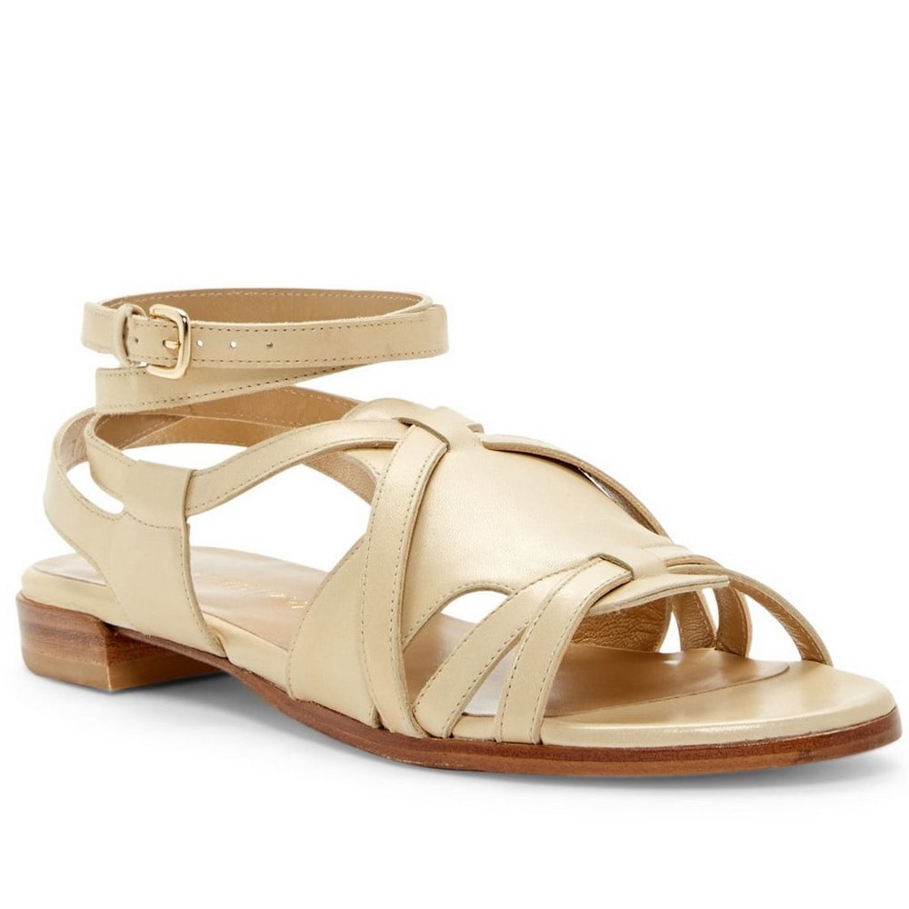 New Stuart Weitzman Greek Gladiator Sandals, US 6, Chic Summer Strappy Flats